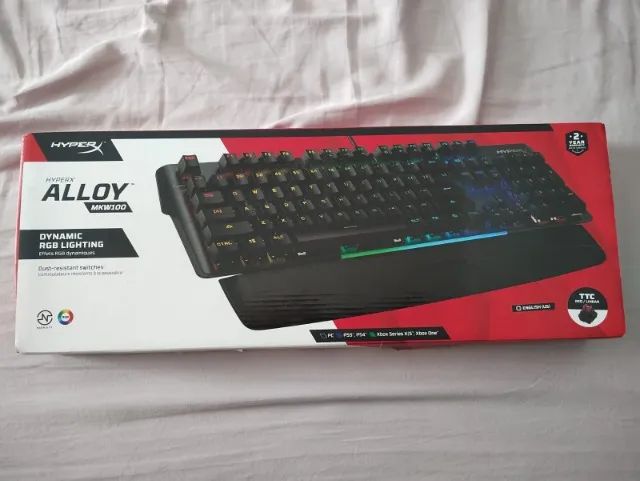 Teclado hyperx alloy mkw100 (NOVO)