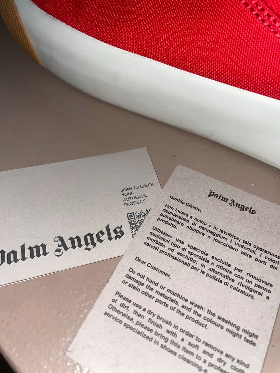 Tênis Palm Angels Red Skater - Foto 4