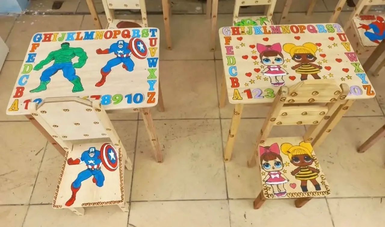 Mesa e cadeira infantil  - Foto 3