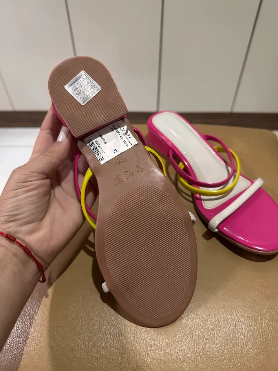 Sandália rosa cisi 37 - Foto 3