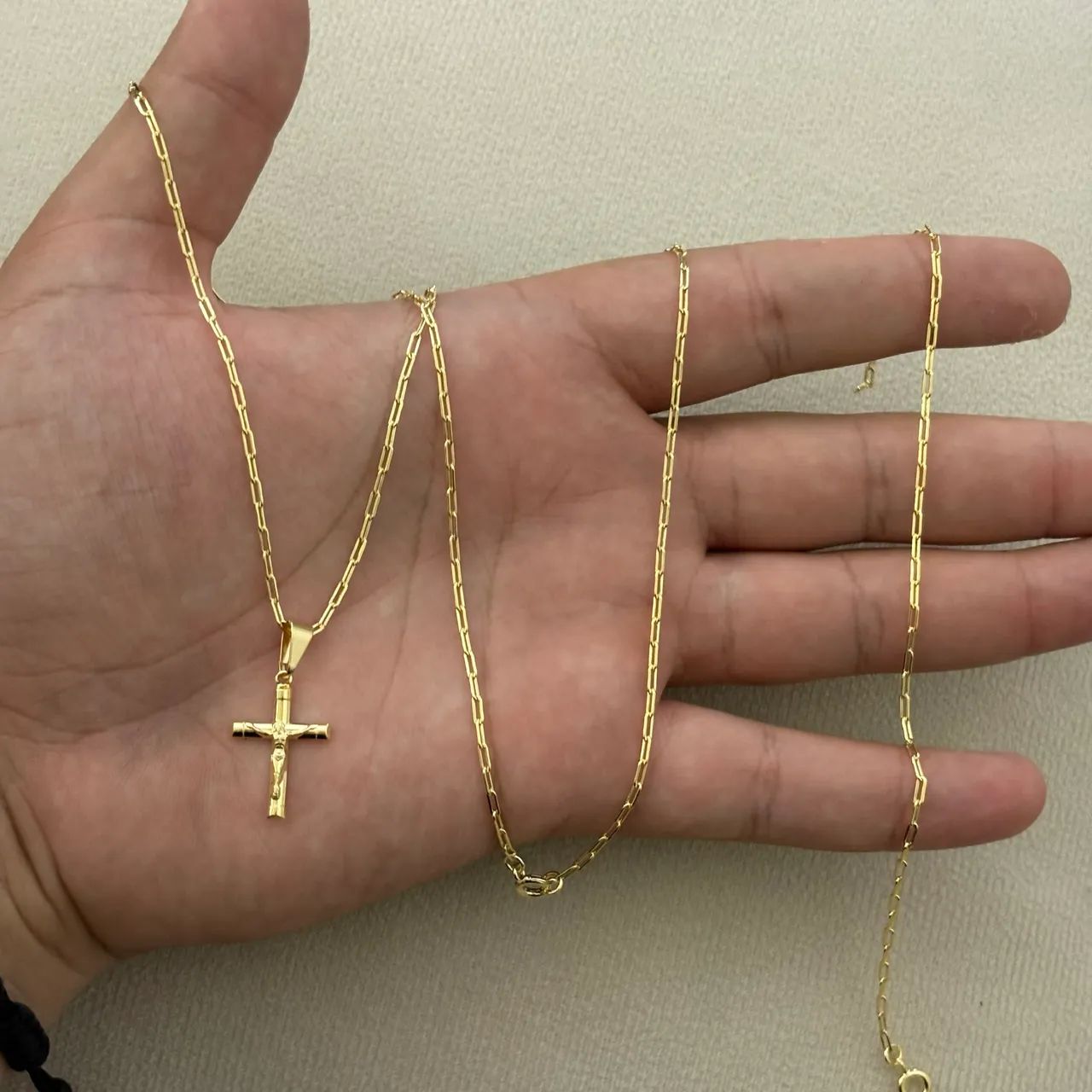 Corrente banhado a ouro kit