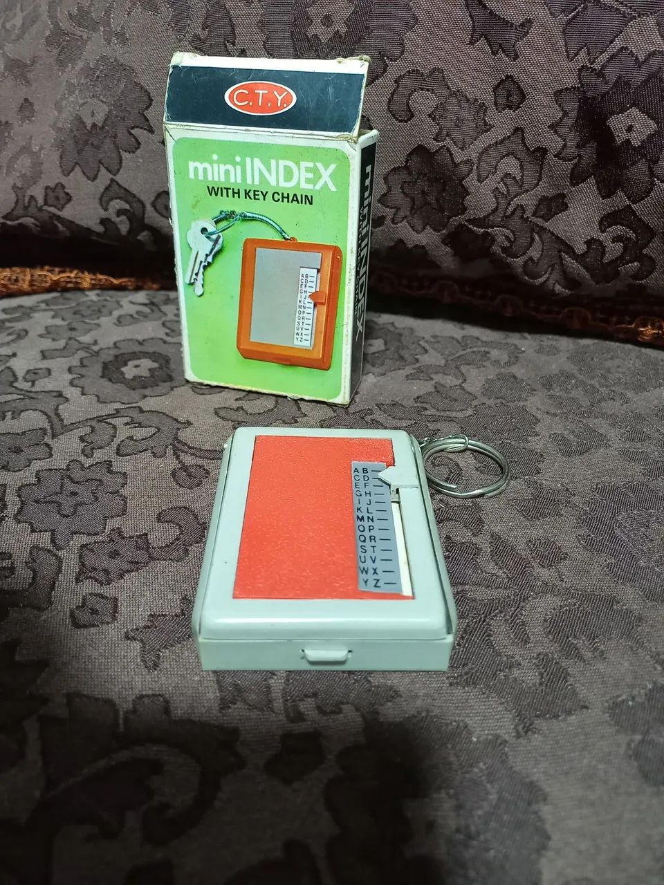 Mini agenda telefônica Index, ( Retro para colecionador)