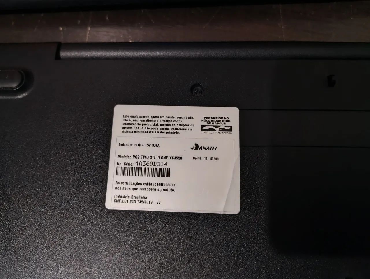 Notebook Positivo Stilo One XC3550 - Para Peças/Conserto - Foto 5