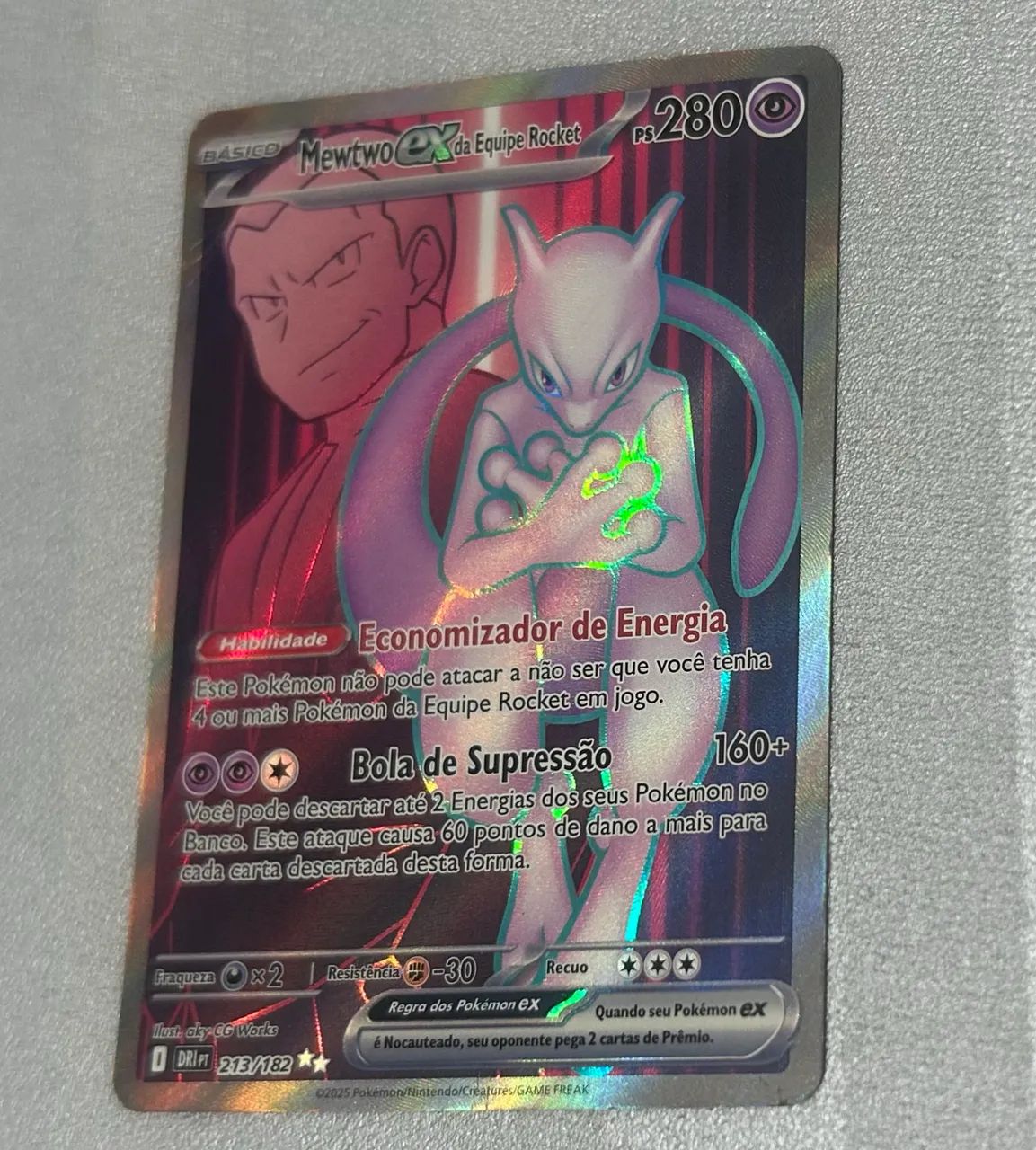 Mewtwo Ex da Equipe Rocket  - Foto 2