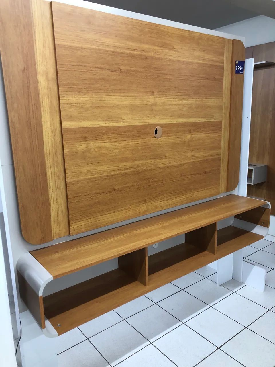Painel com nicho e led NOVO - Foto 3