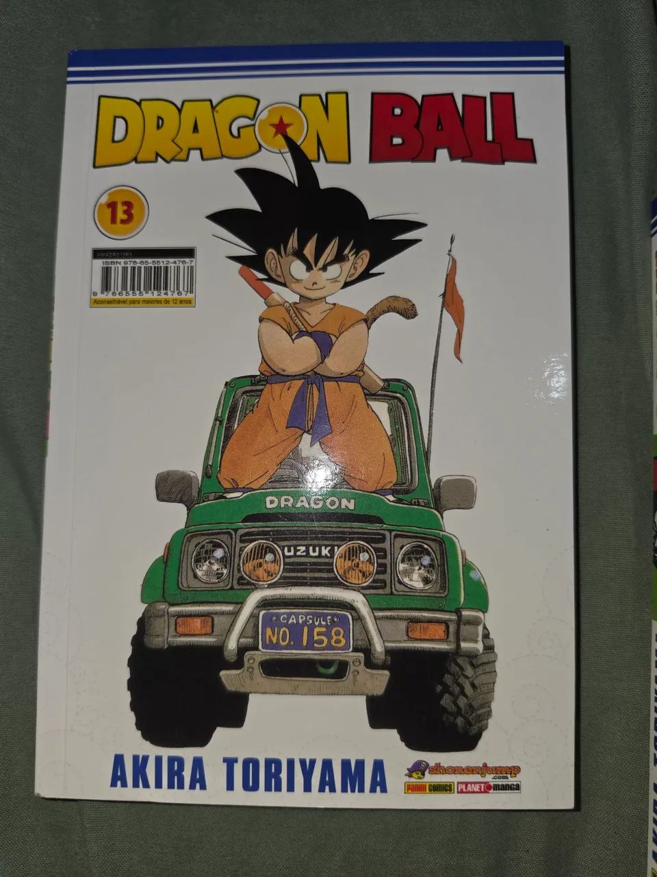 Mangá Oficial Dragon ball clássico número 13