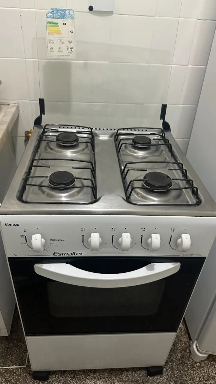 Fogão Esmaltec 4 Bocas