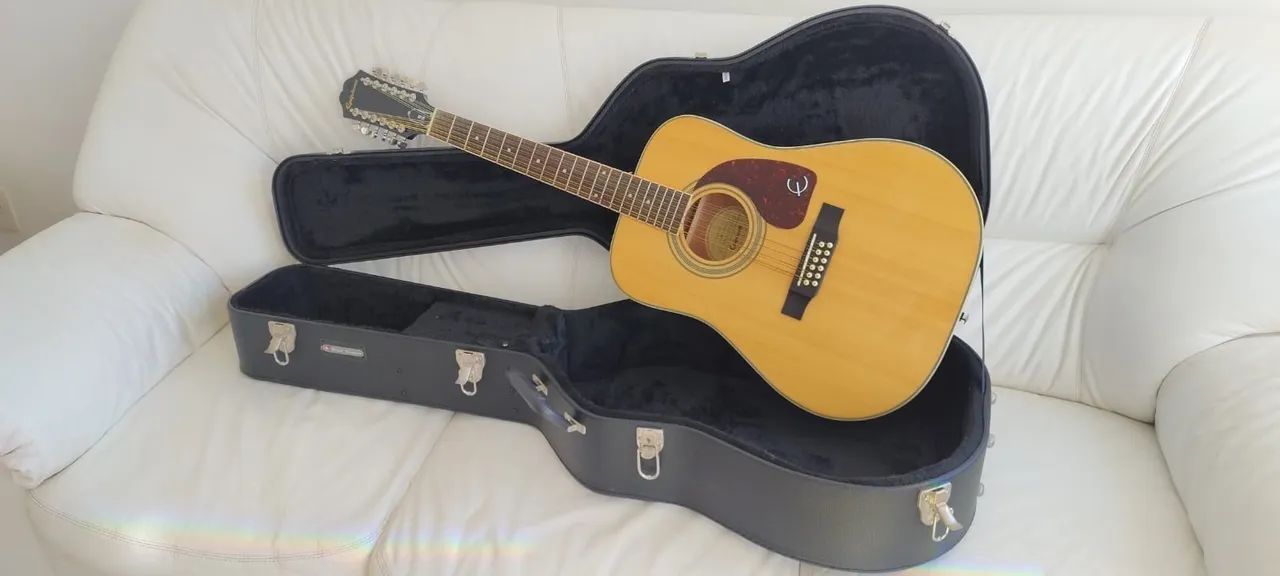 Violão Epiphone 12 cordas + Hardshell case 