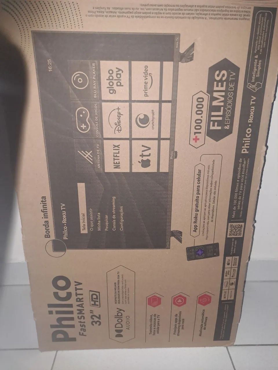 TV PHILCO FAST SMART TV 32 HD ANDROID  COM 4 MESES DE USO - Foto 3