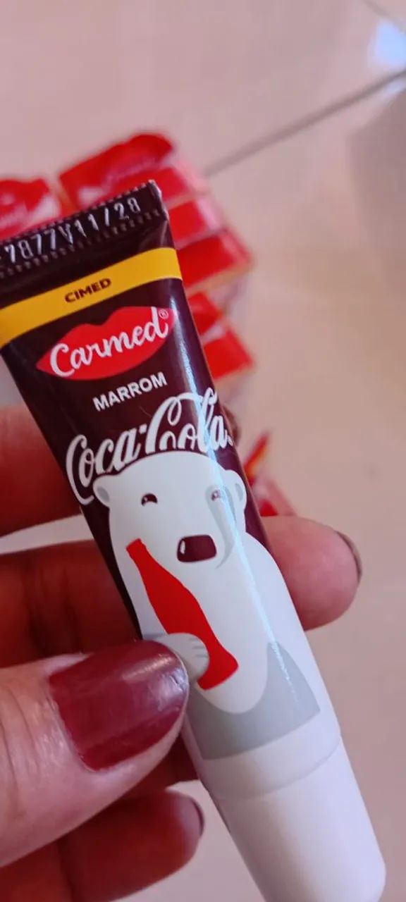 Gloss carmed coca cola , vermelho , incolor e marrom - Foto 5