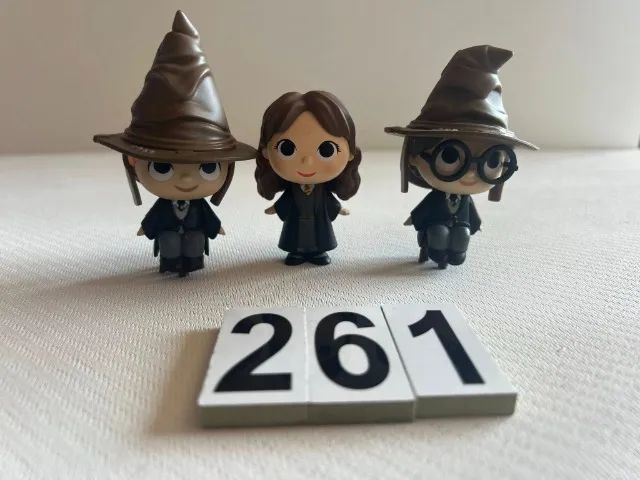 FUNKO POP MINI FIGURES HARRY POTTER RON , WEASLEY E HERMIONE