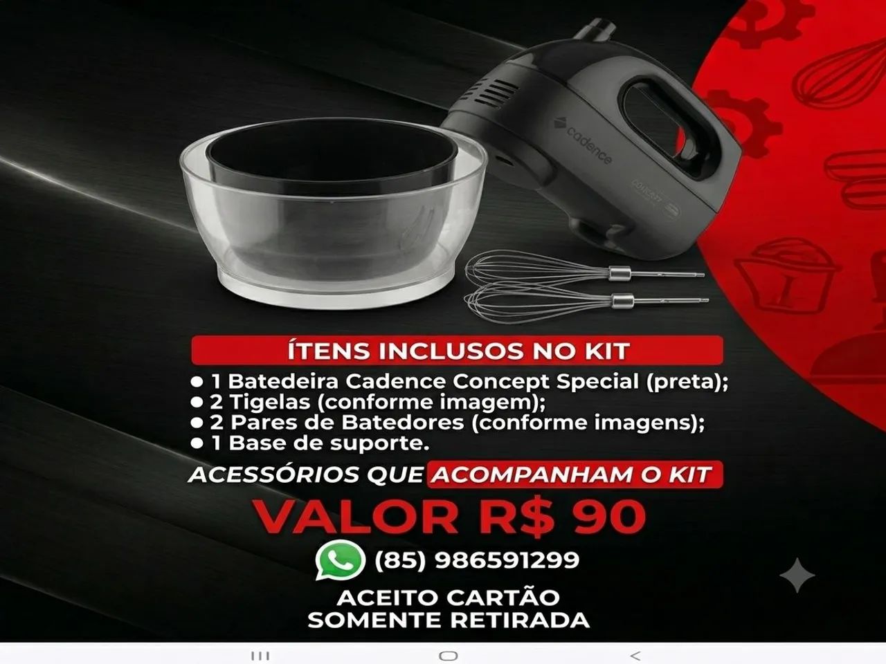 Batedeira Preta Barata Parangaba - Foto 3