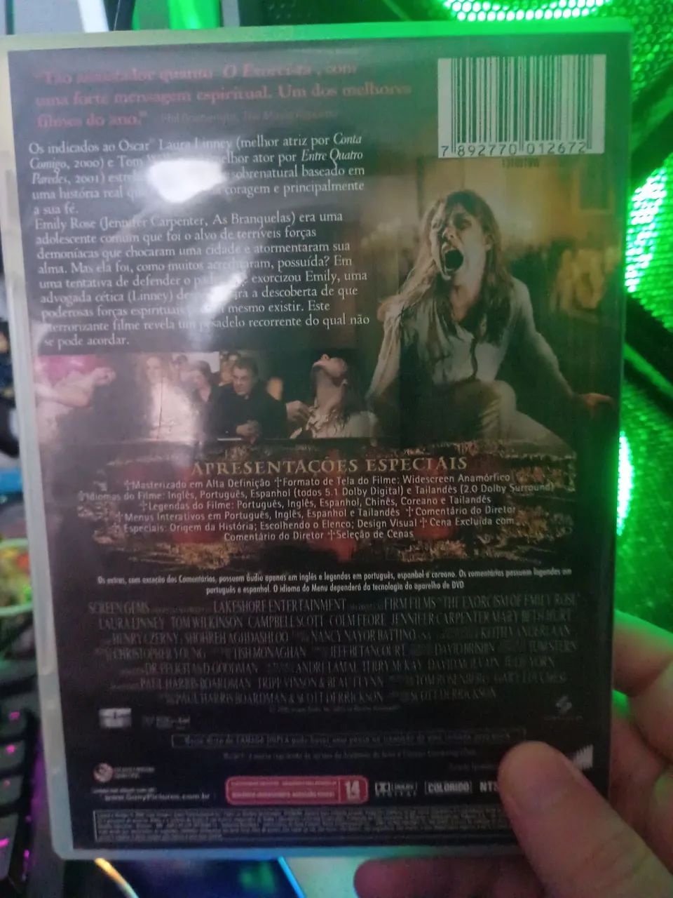 Dvd o exorcismo de Emily rose filme terror original - Foto 2