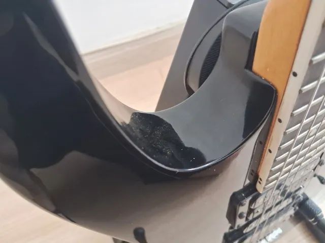 Guitarra Golden Preta Década 90 (n Envio,apenas Retirada) (Usado) - Foto 3