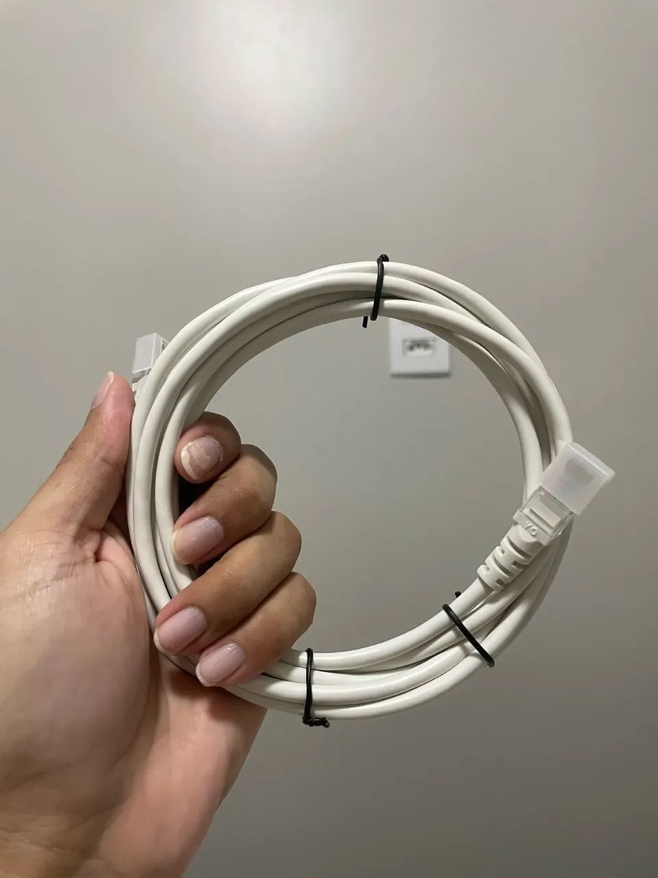 Cabo de Rede (Path Cord) Cat6 - Branco 2,5m - Foto 4