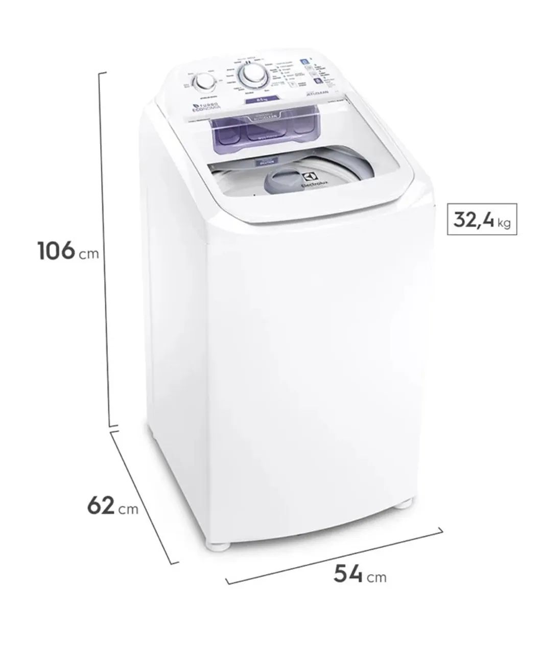 Máquina Eletrolux 8,5Kg  - Foto 2