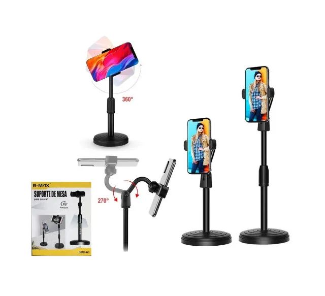 Suporte Celular de Mesa Portátil 360° B-Max