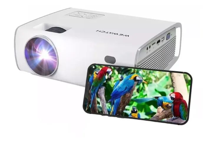 Projetor Wewatch S1 Android Wi-fi Bluetooth 200 Pol 1080p 4k Cor Branco