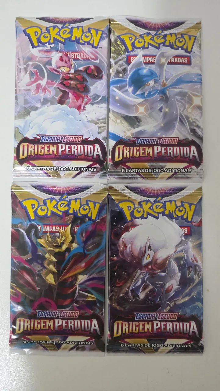 8 Boosters Avulsos Pokemon TCG Origem Perdida