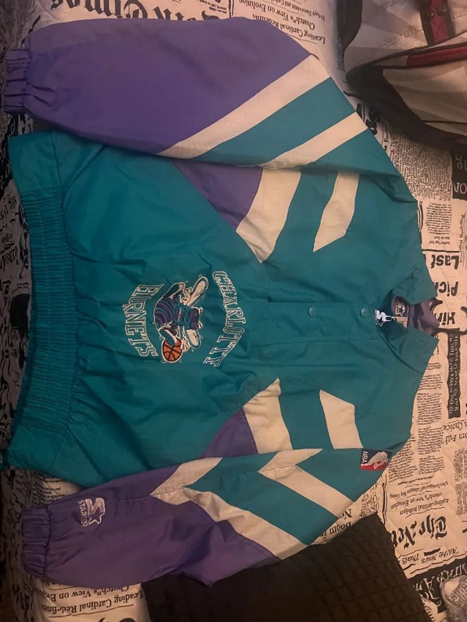 Jaqueta charlotte Hornets starter original 