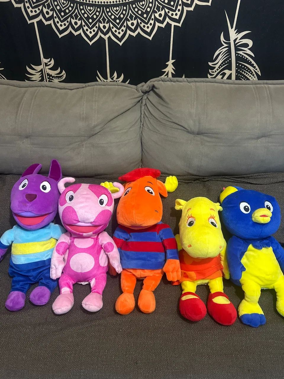 Conjunto de pelúcia dos Backyardigans