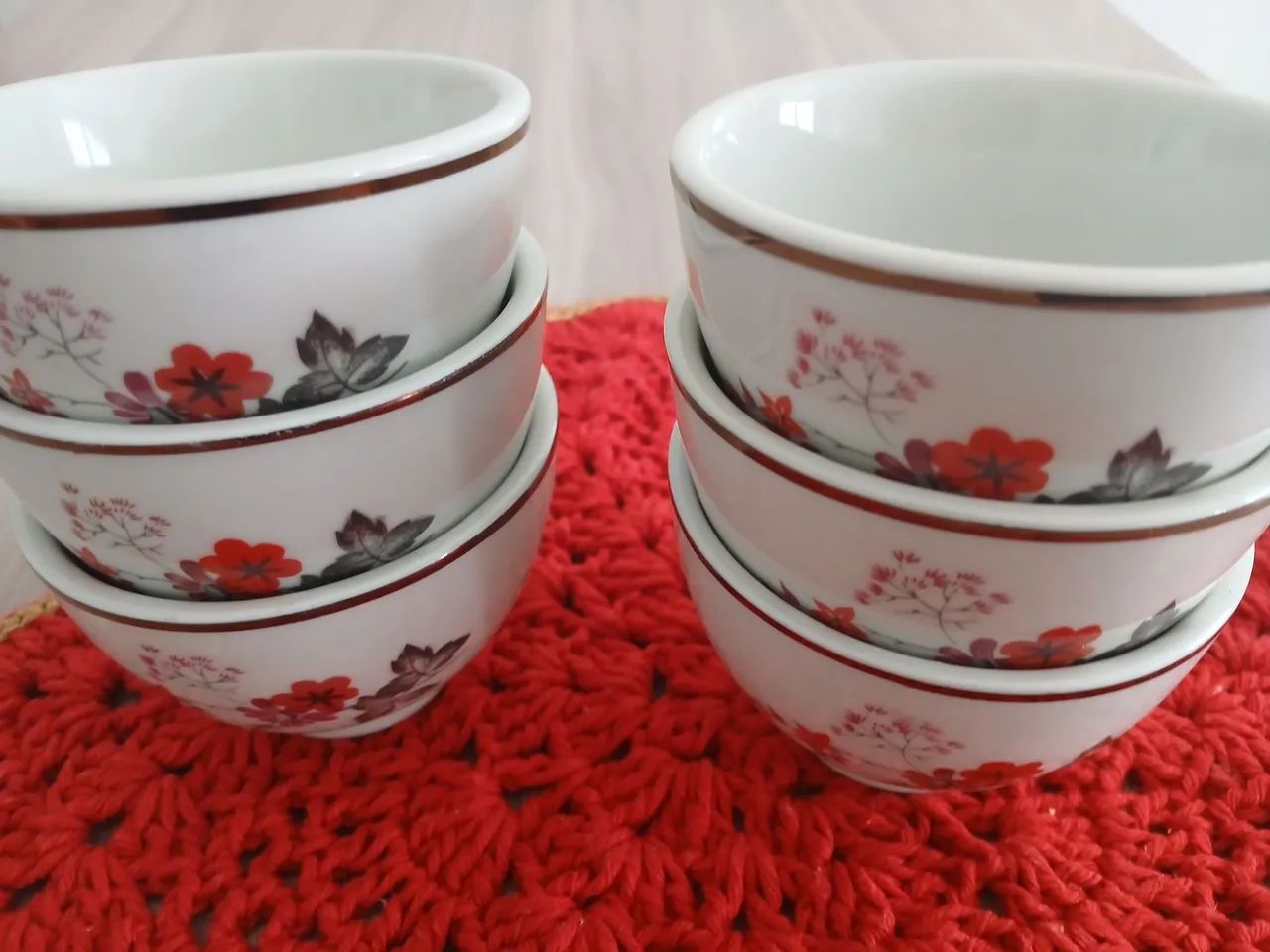 Jogo de bowls 6 peças porcelana steatita  - Foto 2