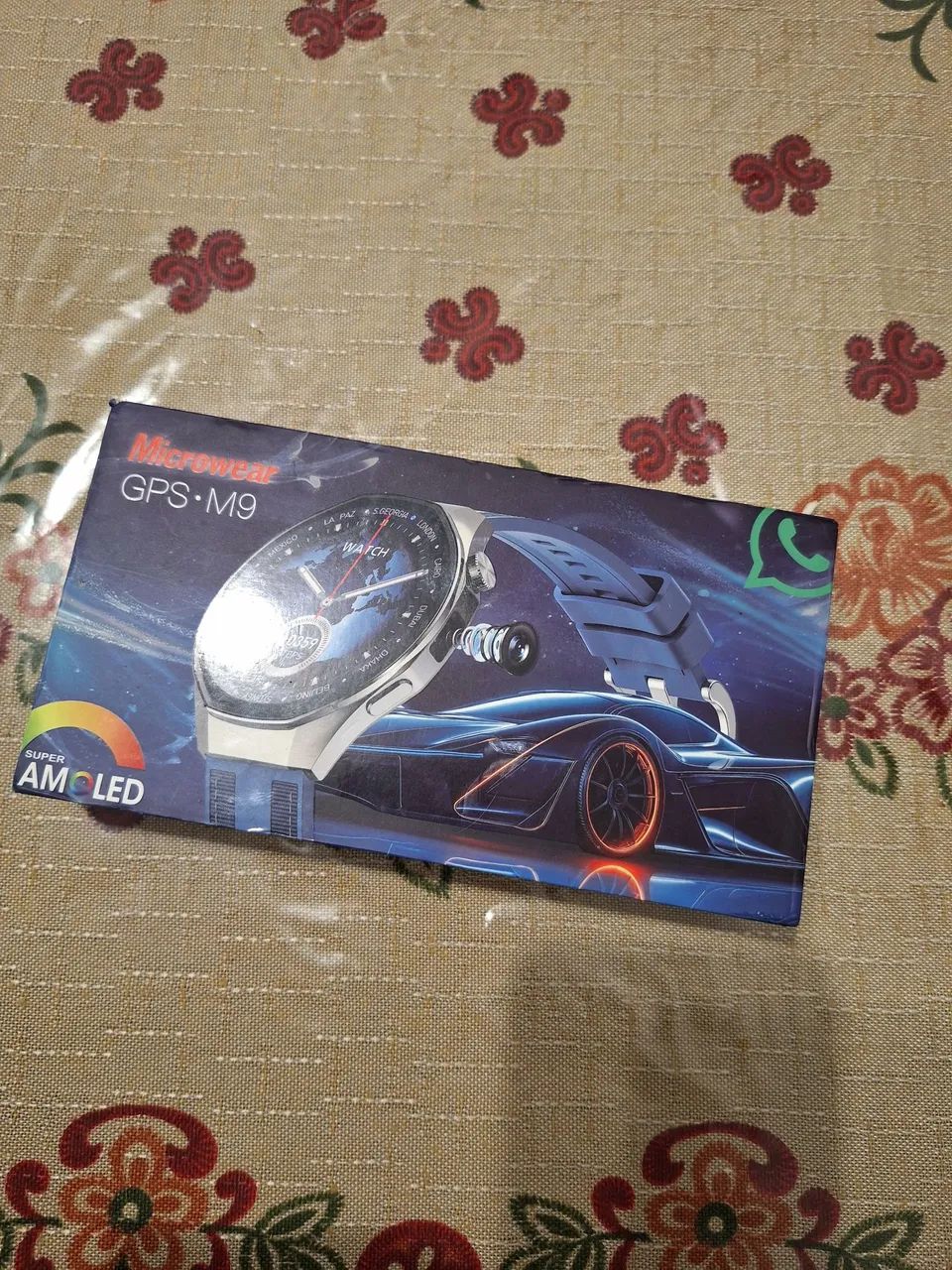 Relogio microwear m9 super amoled 