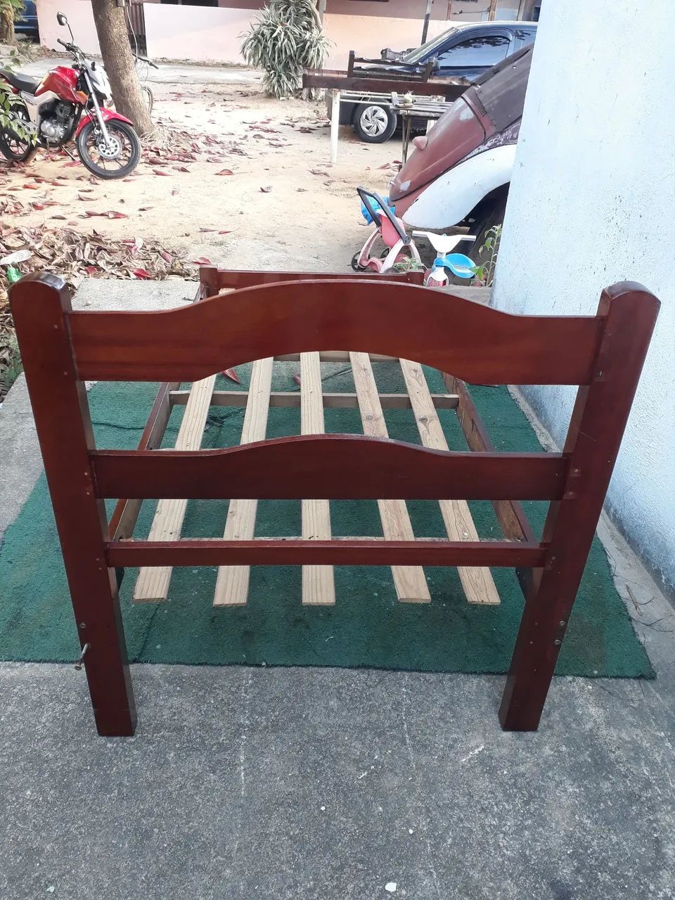 Cama de solteira madeira  - Foto 2