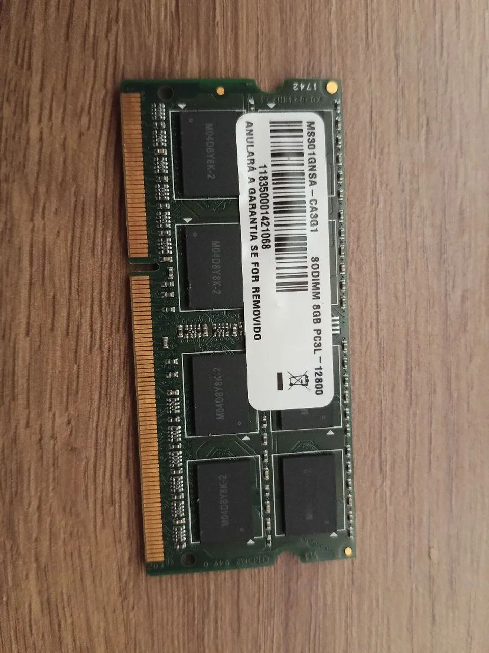 Memória DDR3 8gb notebook 