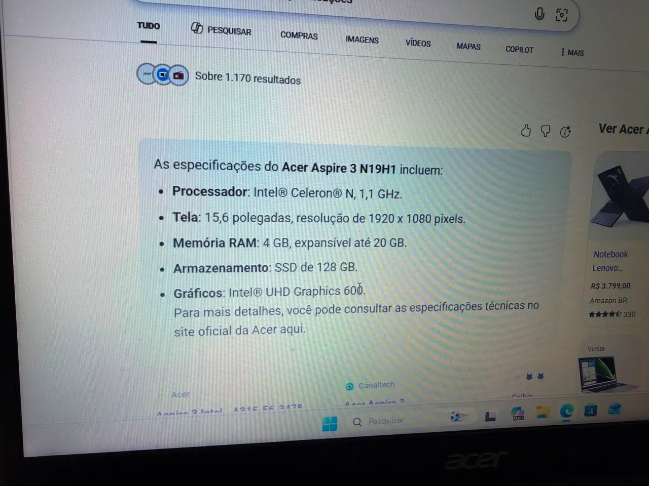 Notebook Acer  - Foto 2