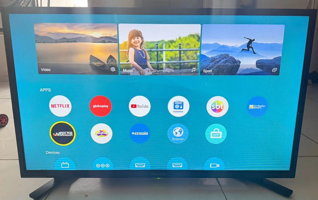 TV Panasonic smart 32 polegadas muito nova imagem perfeita 