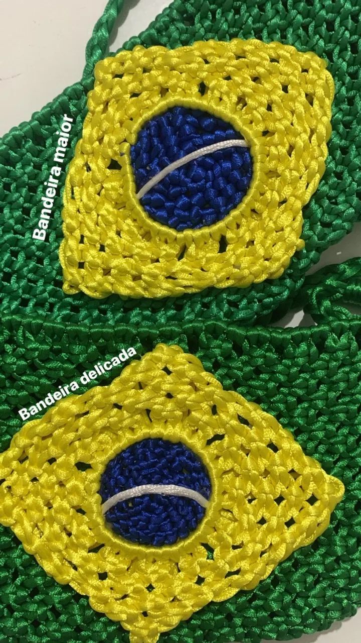 Bolsa Macramê Brasil Copa 2026 - Foto 4