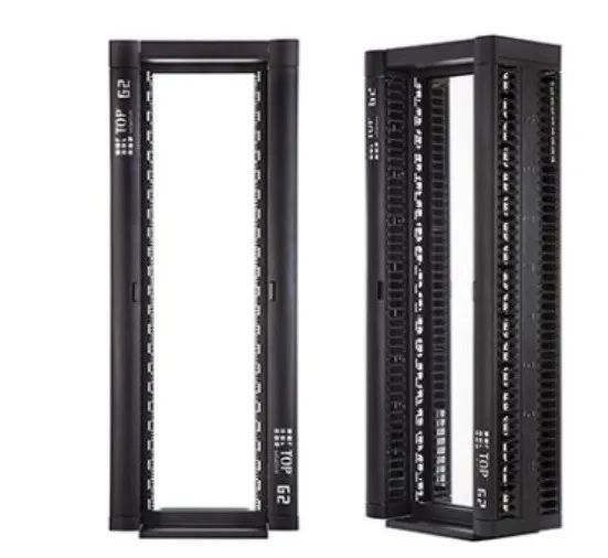 RACK TOP SOLUTION G2 36U C/ ESTRUTURAS E GUIAS - PRETO - GPRACK