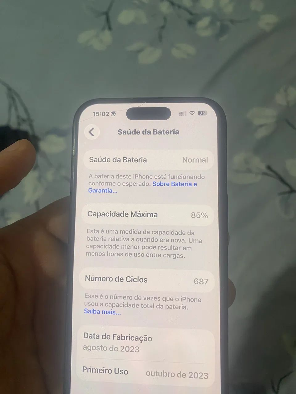 Vendo IPhone 15, 256GB, VERSÃO AMERICANA(SEM CHIP) - Foto 3