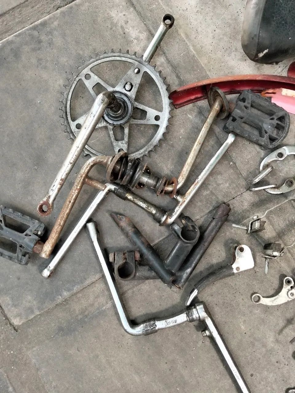 Peças de bicicleta antiga - Foto 5