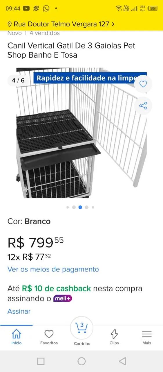 Canil/gatil gaiola vertical para pet shop - Foto 3