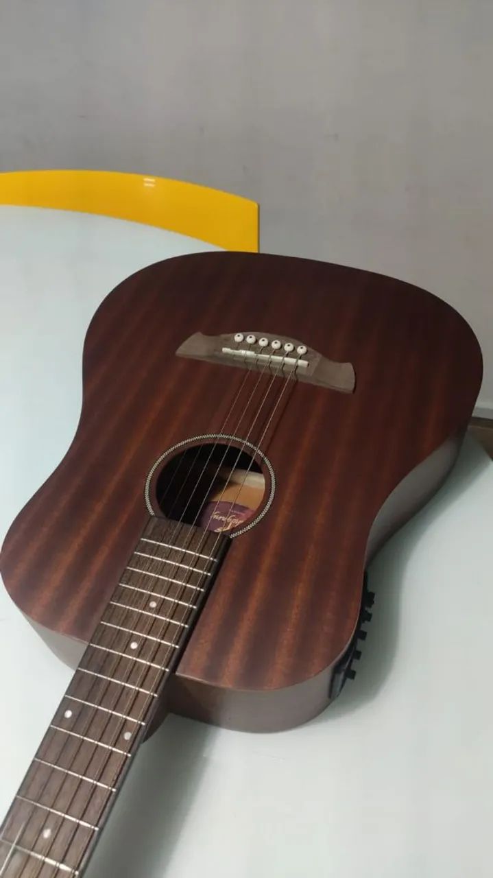 Vendo Violão Tagima Mahogany - Foto 4