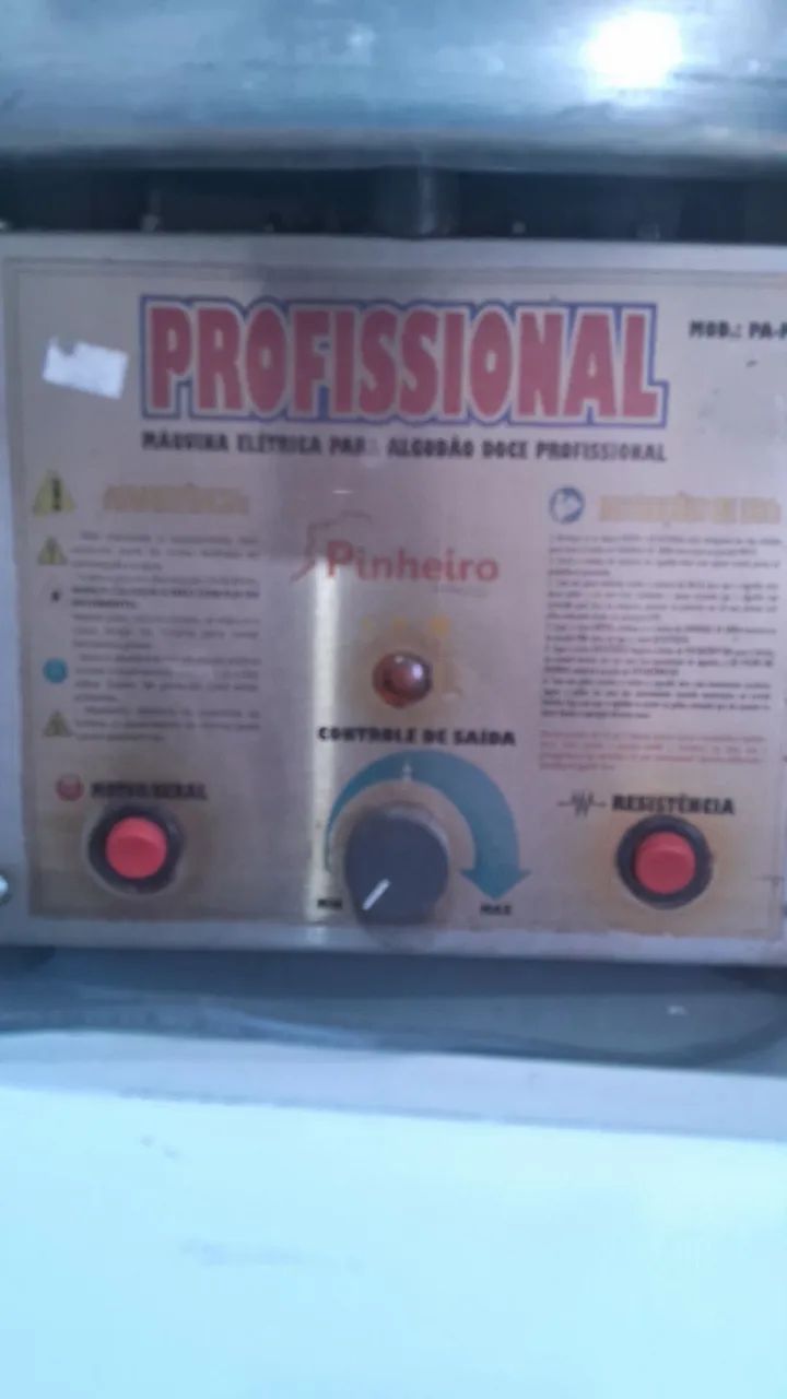 Máquina de algodão doce com carrinho - Foto 3
