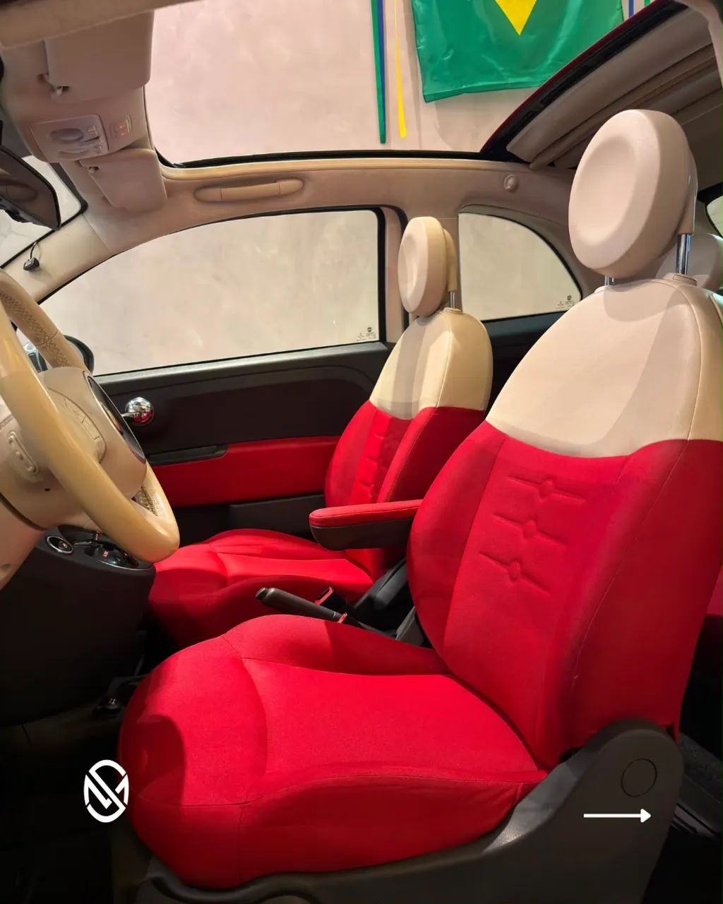 Fiat 500 Cabrio Dualogic Flex 1.4 8V 2014 - Foto 5