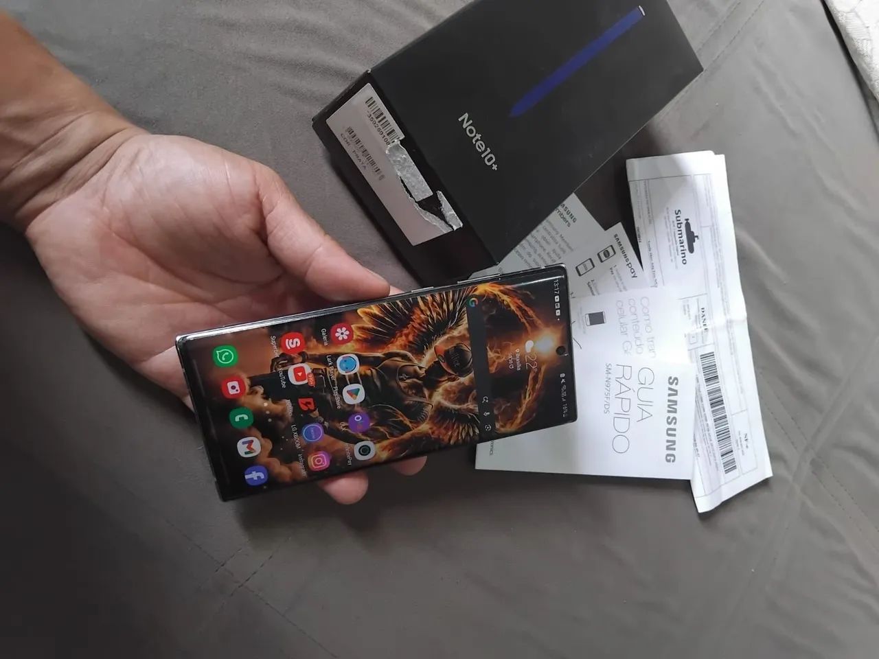 Note 10 plus ótimo aparelho roda qualquer coisa . - Foto 2