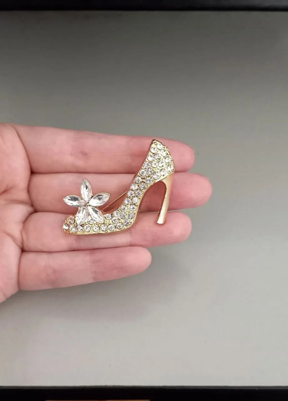 Broche de Sapato Strass (novo) - Foto 2