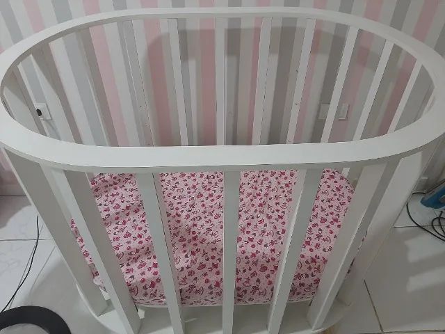 Berço Branco de Madeira - Foto 2