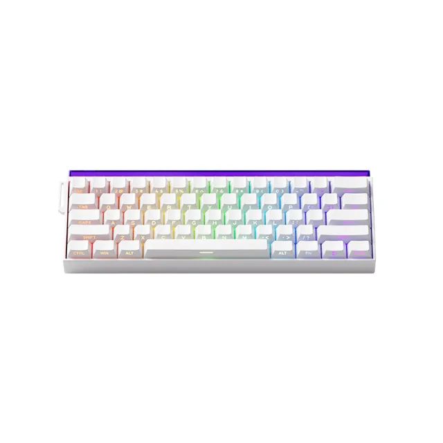 Teclado Akko Veekos Shine60 HE Switch Magnético 8000hz RT 0,01m