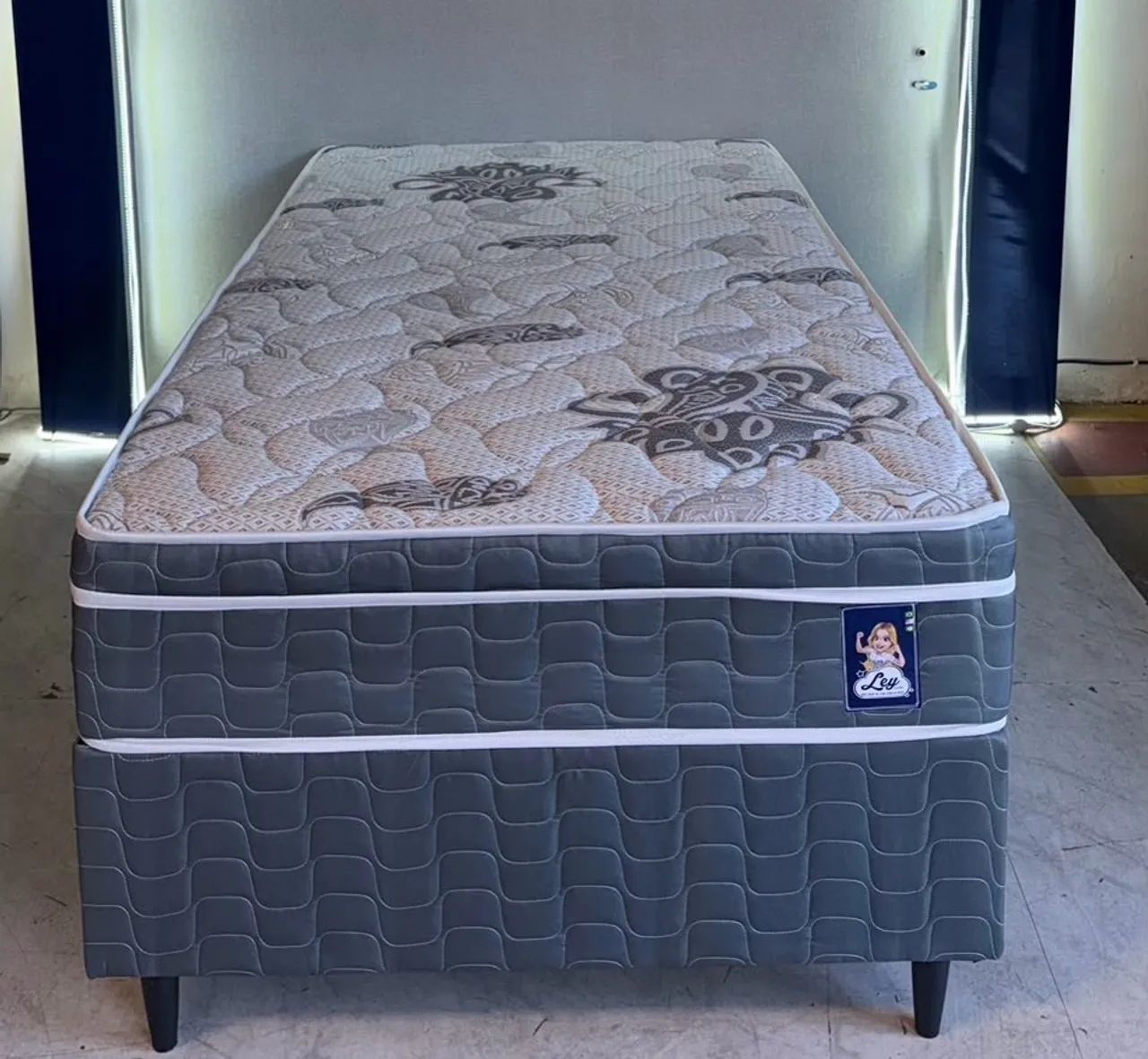 Cama box de solteiro base+colchão nova disponível  - Foto 2
