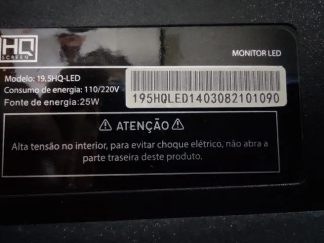 Monitor LED 19.5HQ com HDMI e VGA - Foto 2