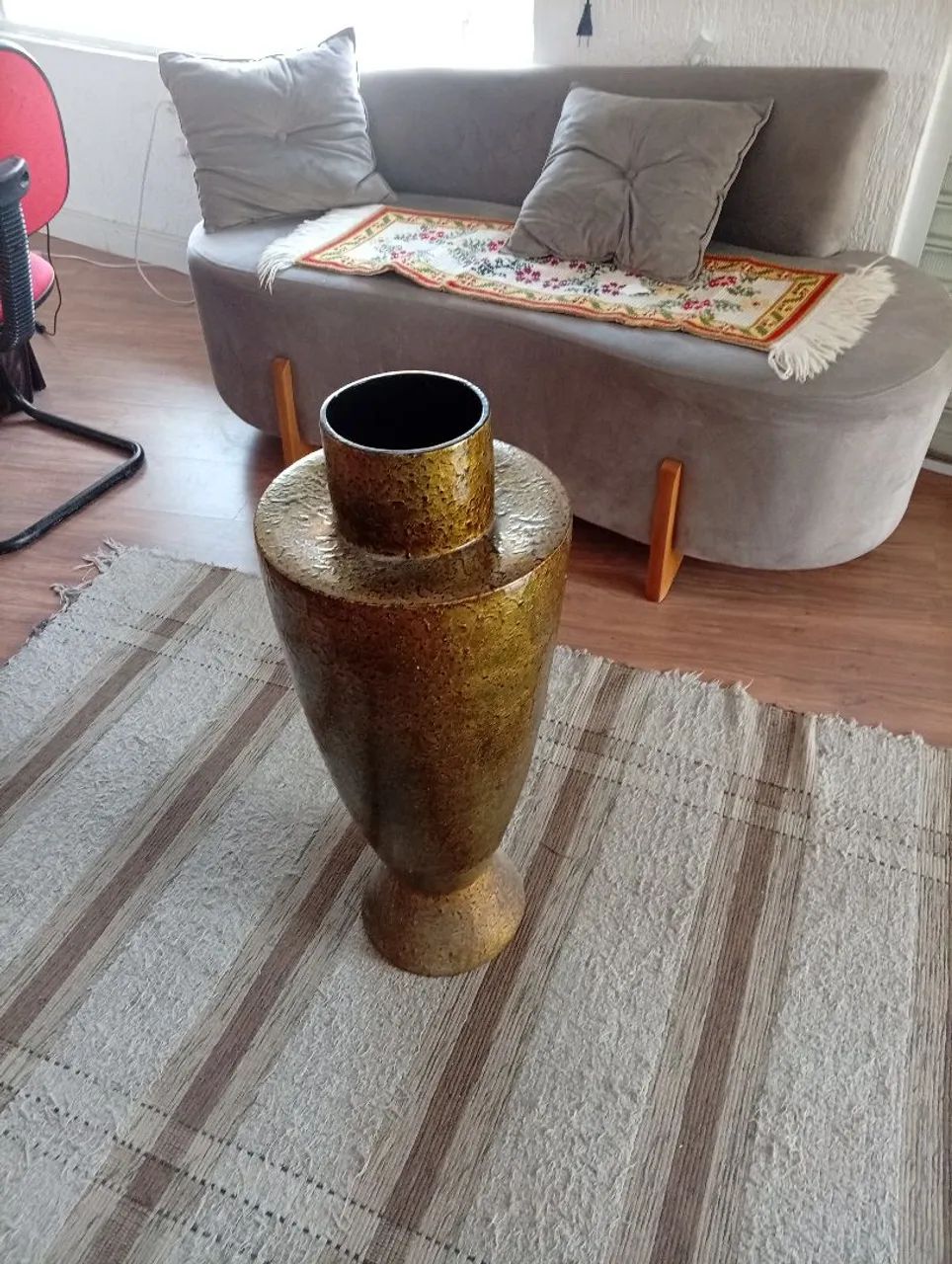 Vaso antigo cerâmico vitrificado.  - Foto 2