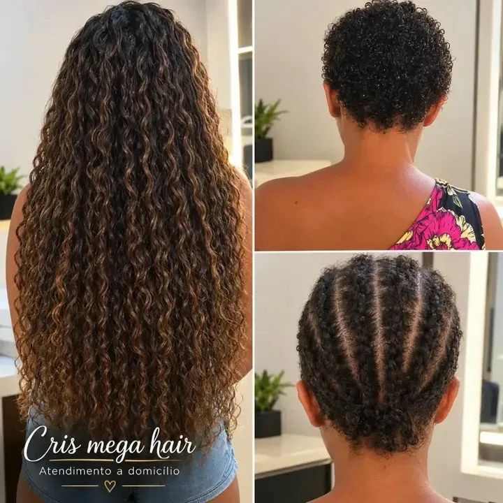 Aplicação de maria hair