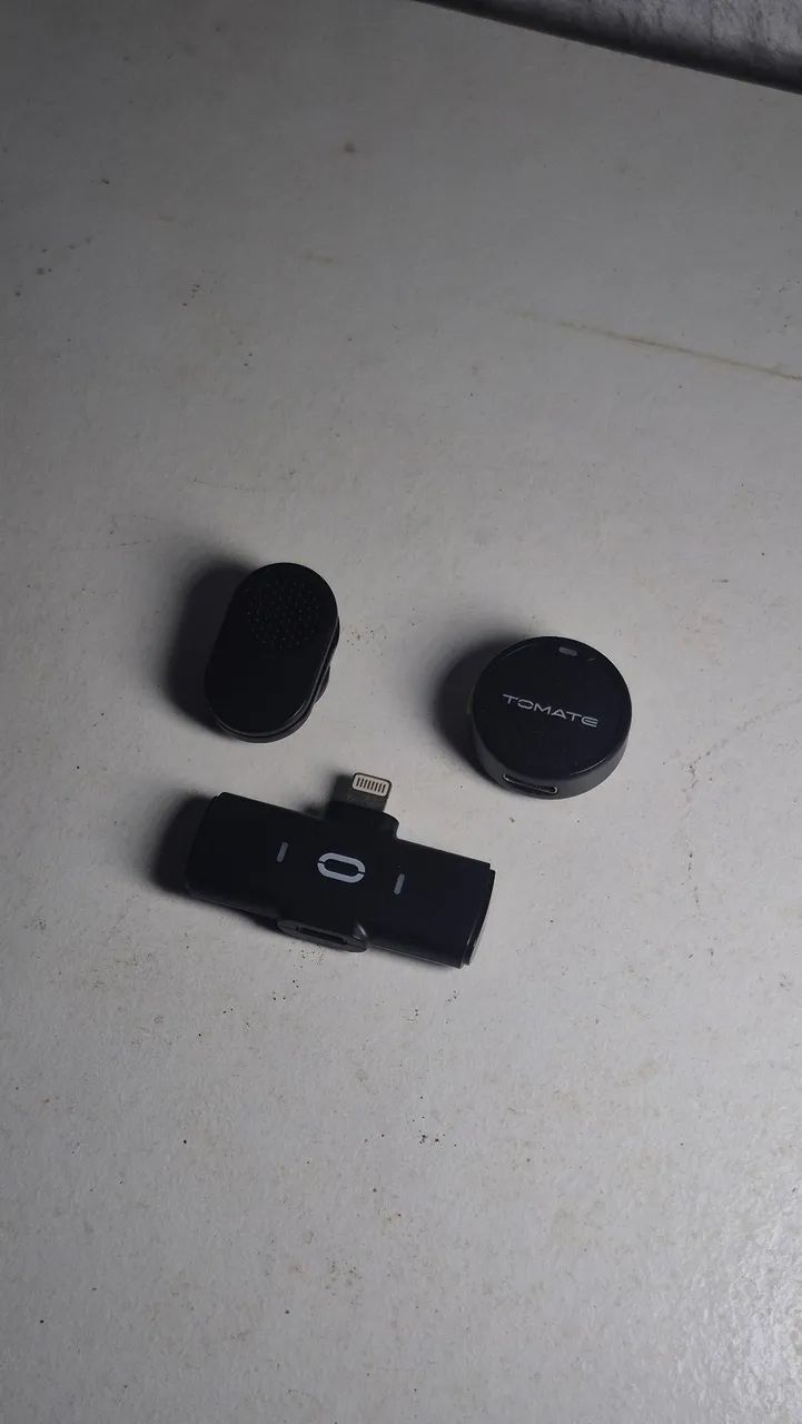 Microfone de lapela da marca tomate NOVO! - Foto 2