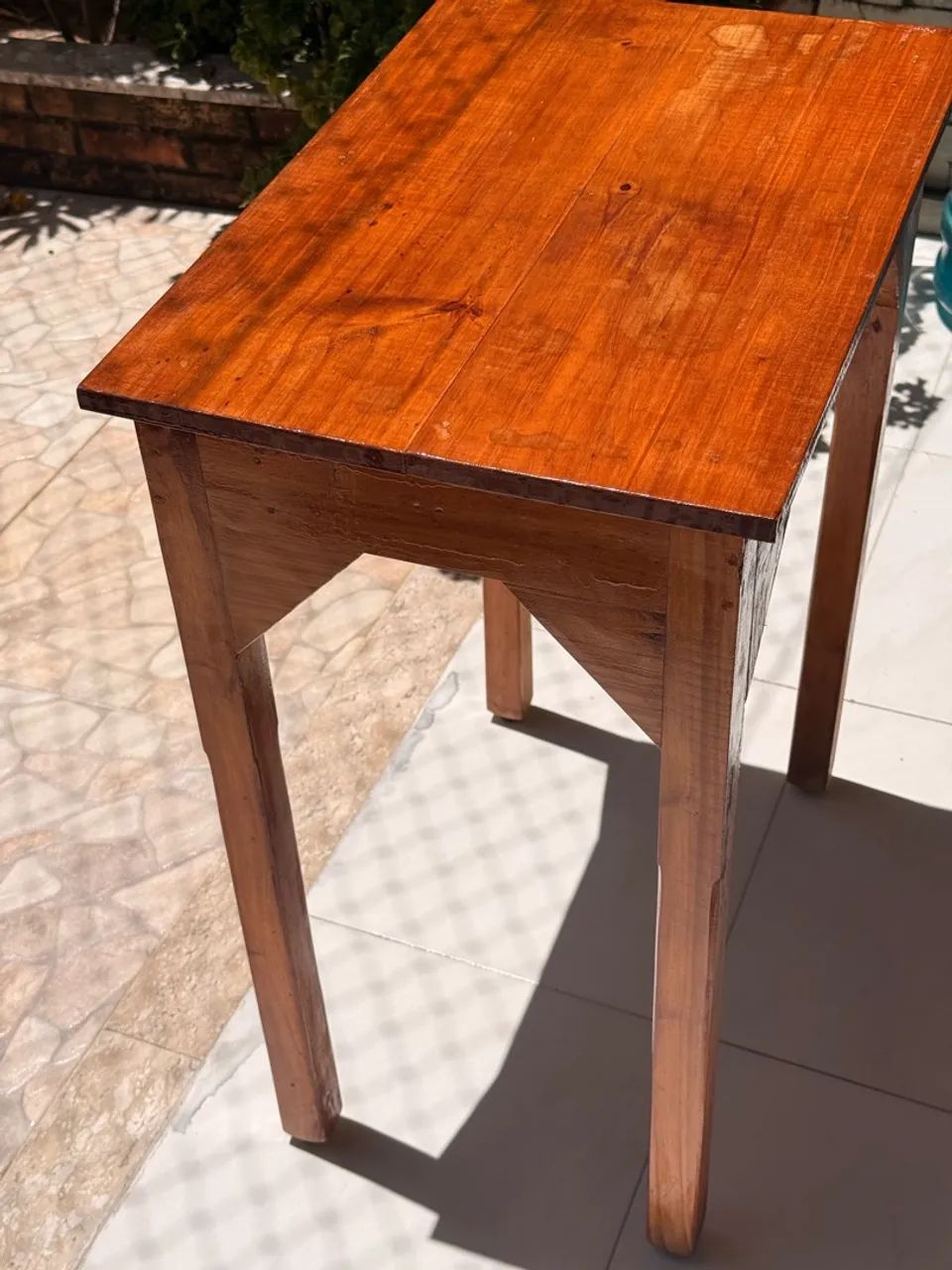 Mesa de apoio de madeira  - Foto 4