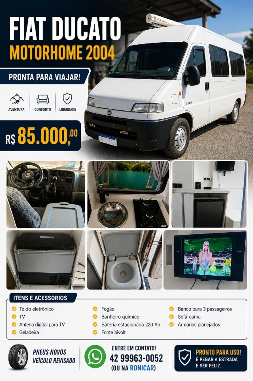 Fiat Ducato Combinato 2.8 Turbo Diesel 2004